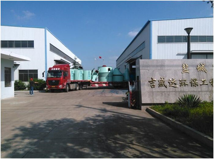 TS2500 three separate separators shipped_Yancheng jishengda Environmental Protection Engineering Co., Ltd.