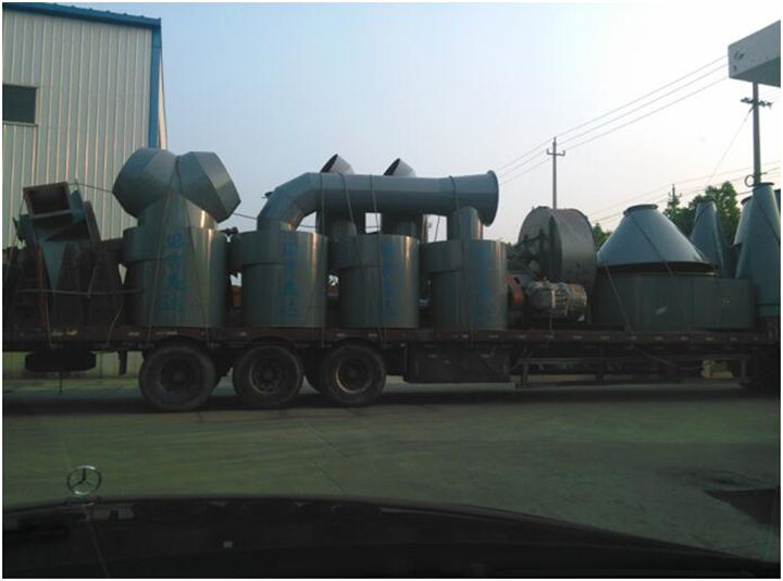 Henan eight-type eddy current classifier delivery_Yancheng jishengda Environmental Protection Engineering Co., Ltd.
