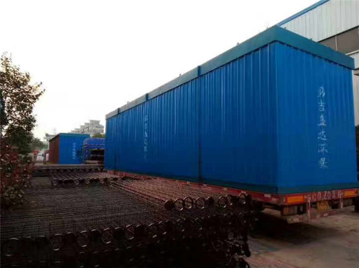 Double row boiler dust collector delivery_Yancheng jishengda Environmental Protection Engineering Co., Ltd.