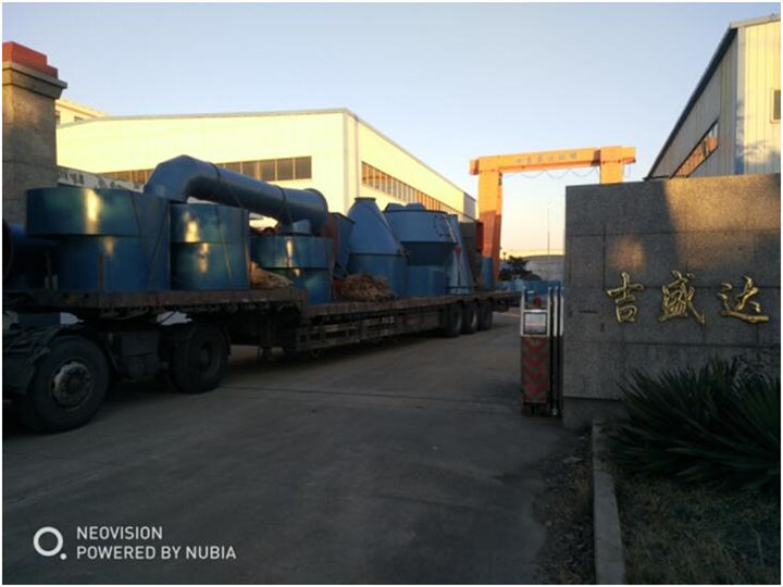 Cement production line eddy current classifier delivery_Yancheng jishengda Environmental Protection Engineering Co., Ltd.