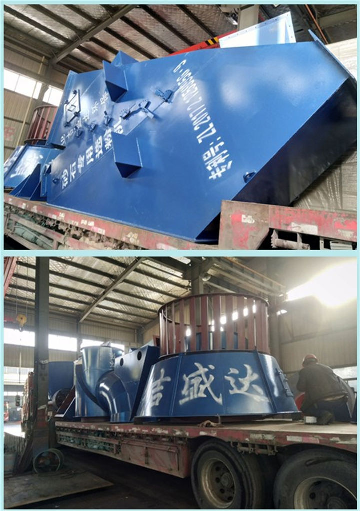 Sand making special belt V selected gravel classifier delivery_Yancheng jishengda Environmental Protection Engineering Co., Ltd.